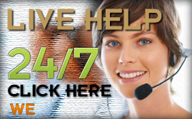 Our customer service is available 24/7. 