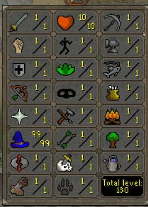 OSRS Account with 99 Magic 10 HP