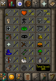 OSRS Account with 99 Mining, 3 CB