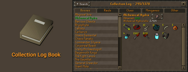 OSRS Collection Log Book